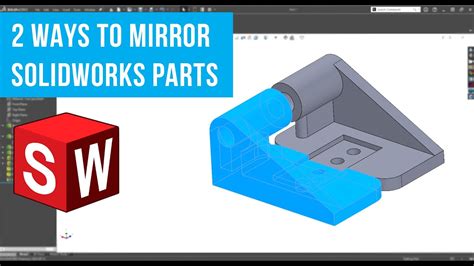 how to mirror a sheet metal part in solidworks|solidworks create mirrored part.